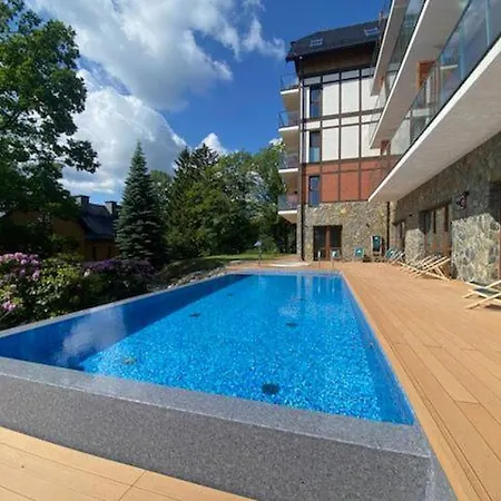 Park - Widokowy D14 Z Dostepem Do Basenu, Sauny, Jacuzzi I Prywatnej Komorki Na Rowery Appartement